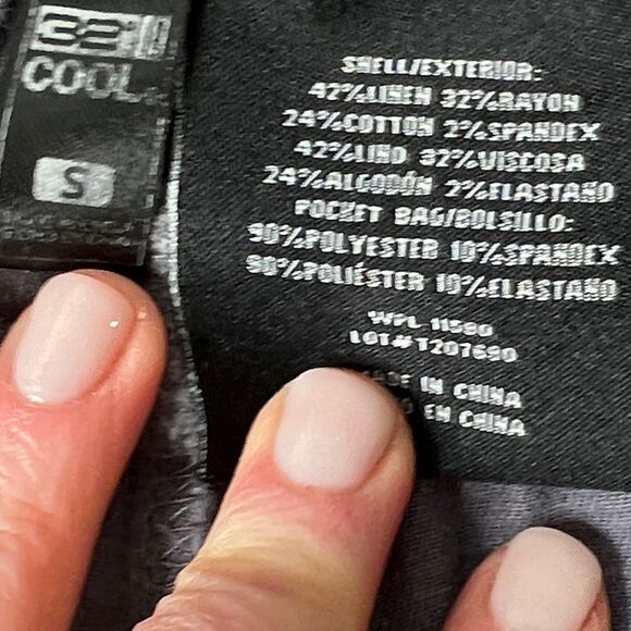 32 Degrees  linen pants S gray - Picture 7 of 8